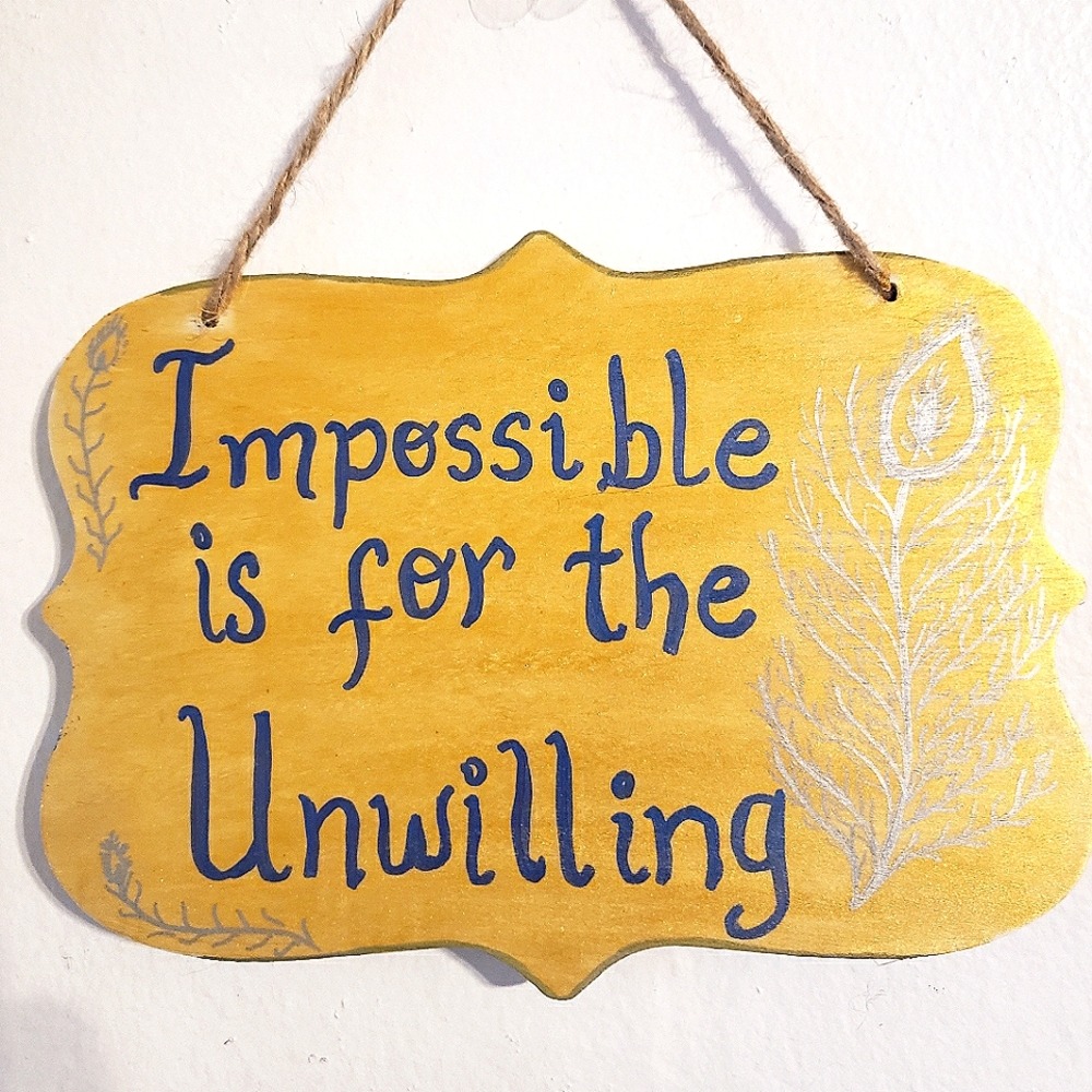 Wood wall plaque